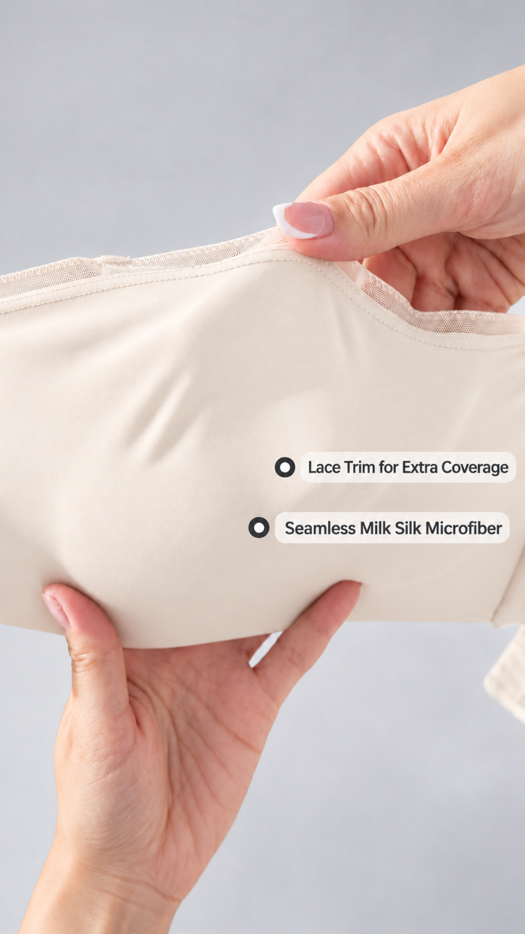 Mulberry Silk Seamless Non-Slip Bra