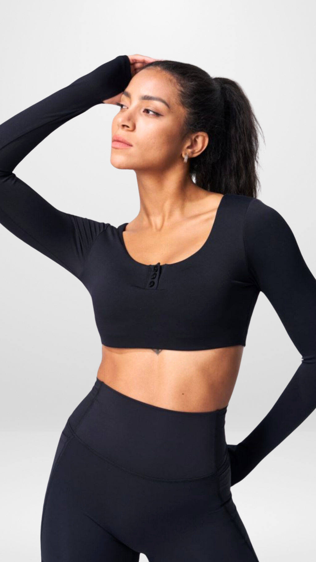 [FINAL SALE] FlexFlow Training Long Sleeve Sports Bra