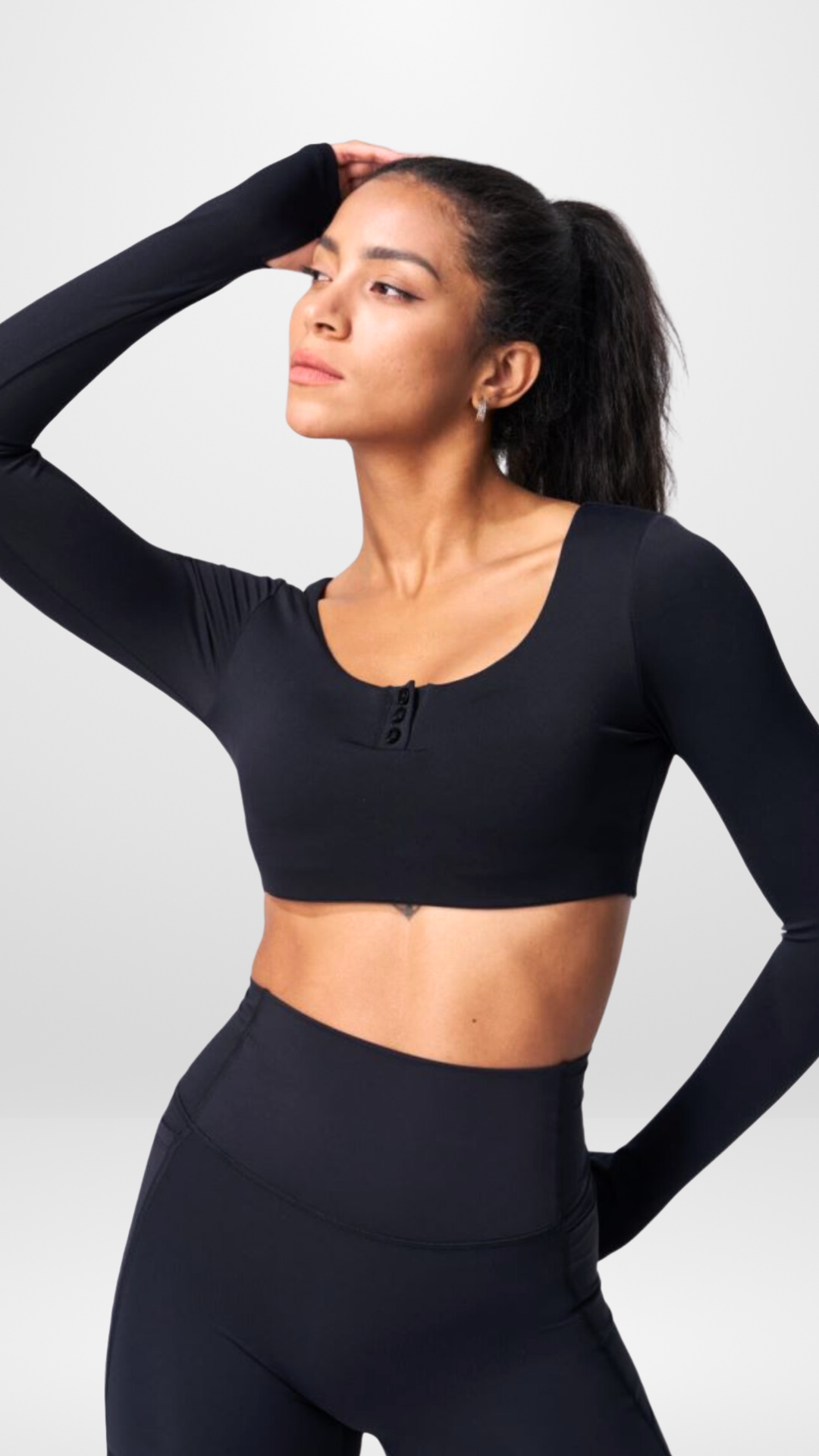 [FINAL SALE] FlexFlow Training Long Sleeve Sports Bra