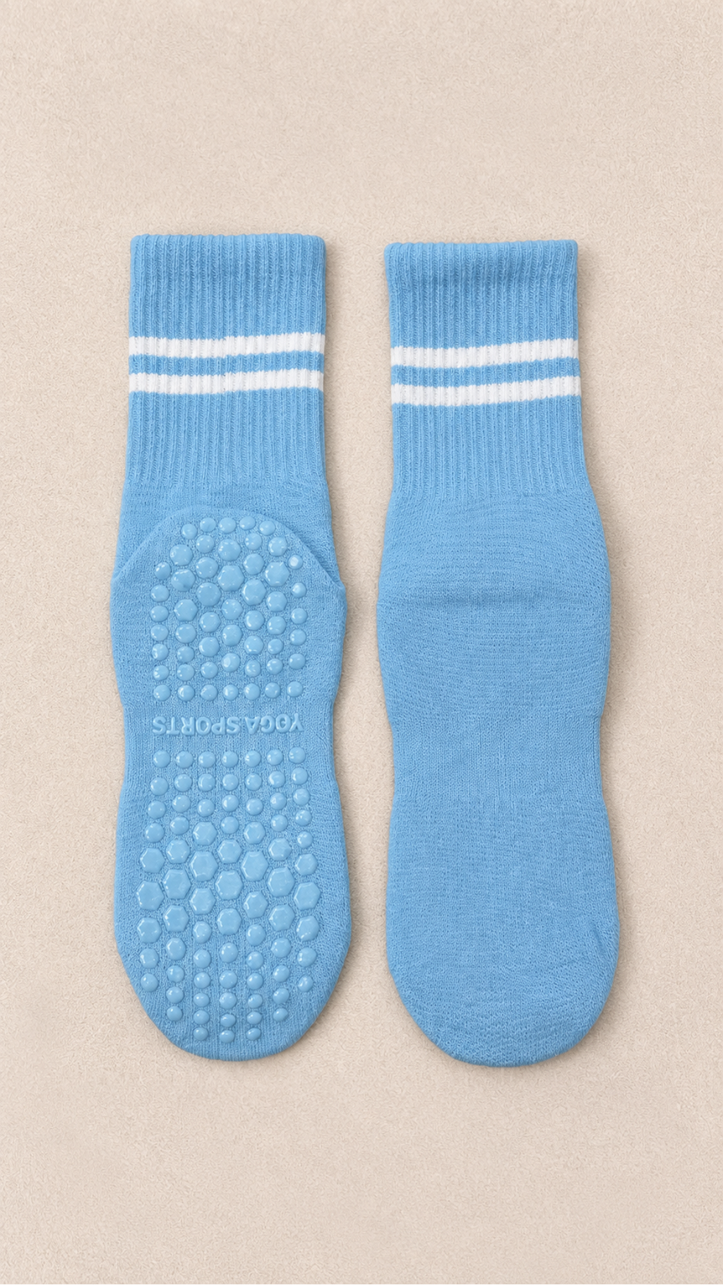 GripFlow Non-Slip Yoga Socks (6 Pairs Set)