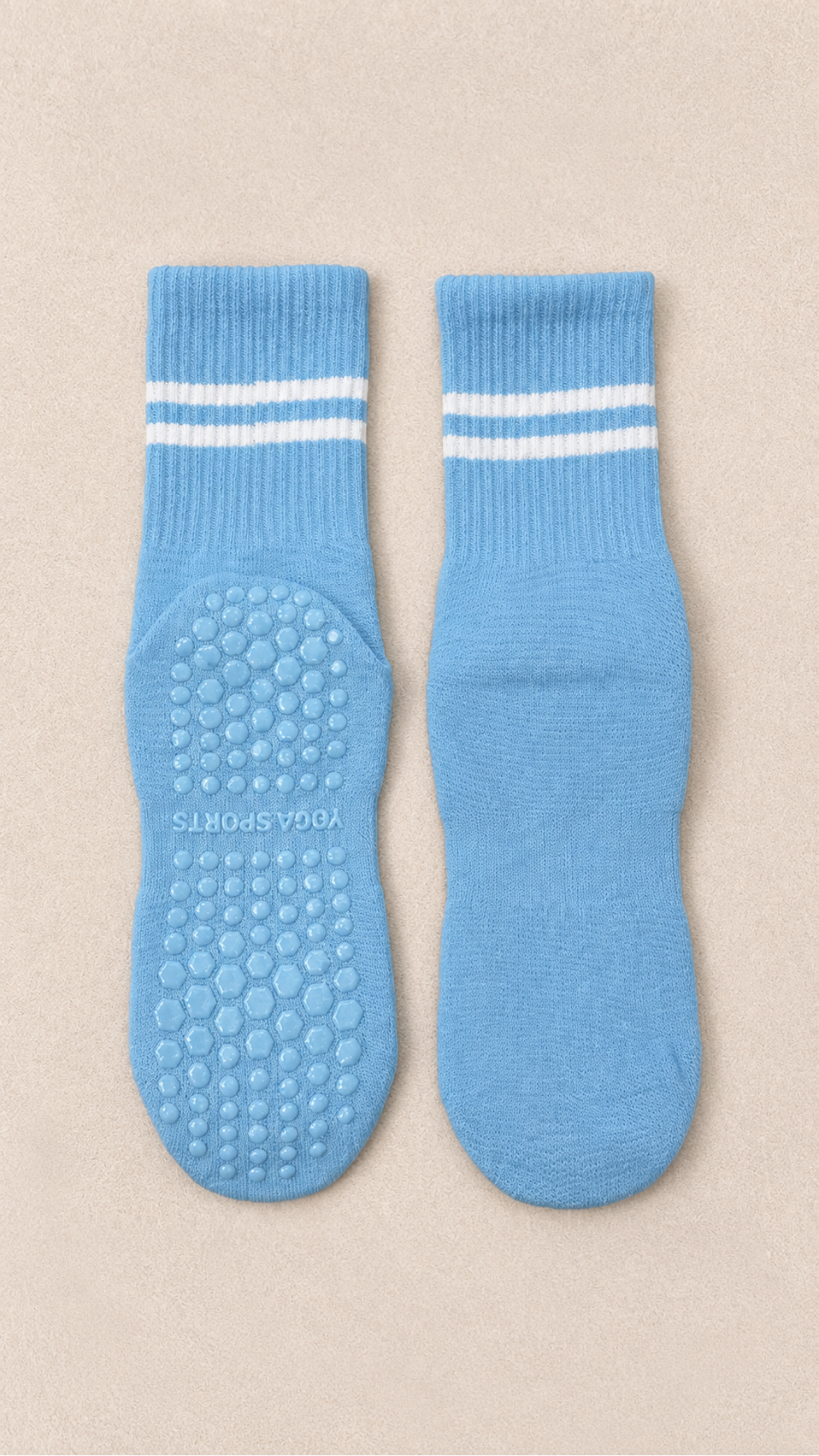 GripFlow Non-Slip Yoga Socks (6 Pairs Set)