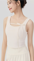 [FINAL SALE] Ribbed BowTie Yoga Sports Bra