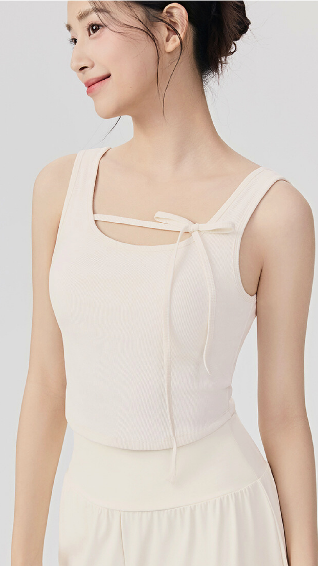 [FINAL SALE] Ribbed BowTie Yoga Sports Bra