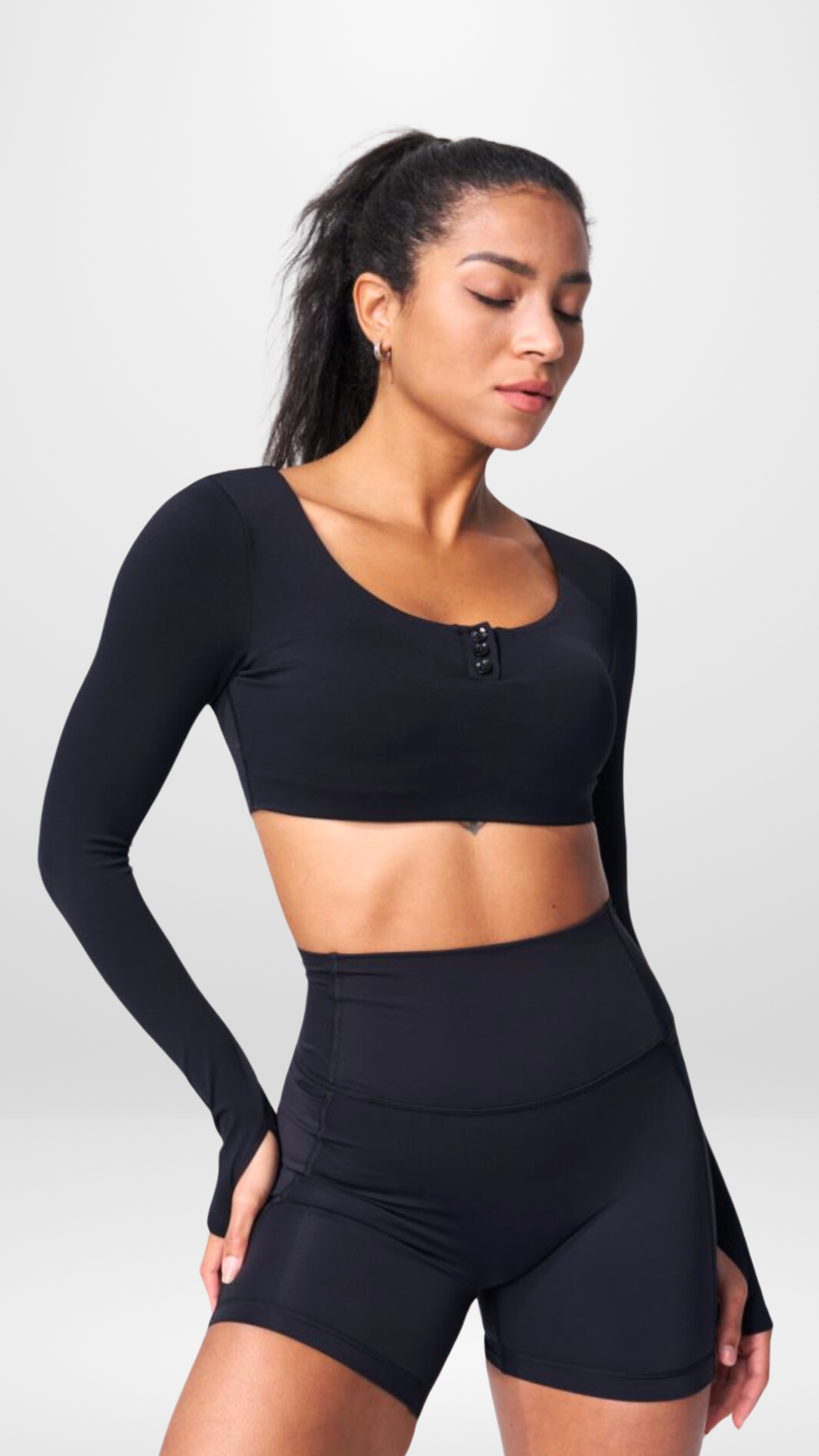 [FINAL SALE] FlexFlow Training Long Sleeve Sports Bra