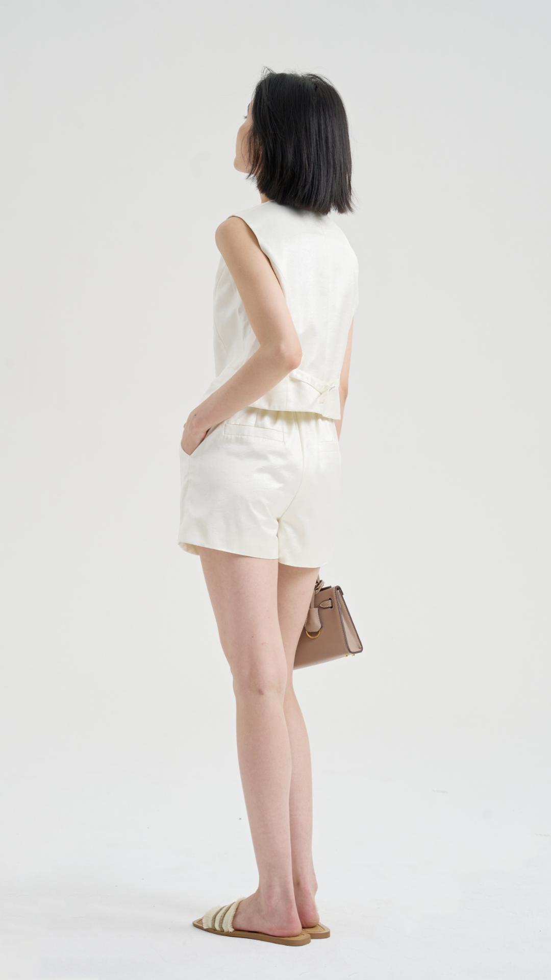 [FINAL SALE] Textured Grace Vest Set