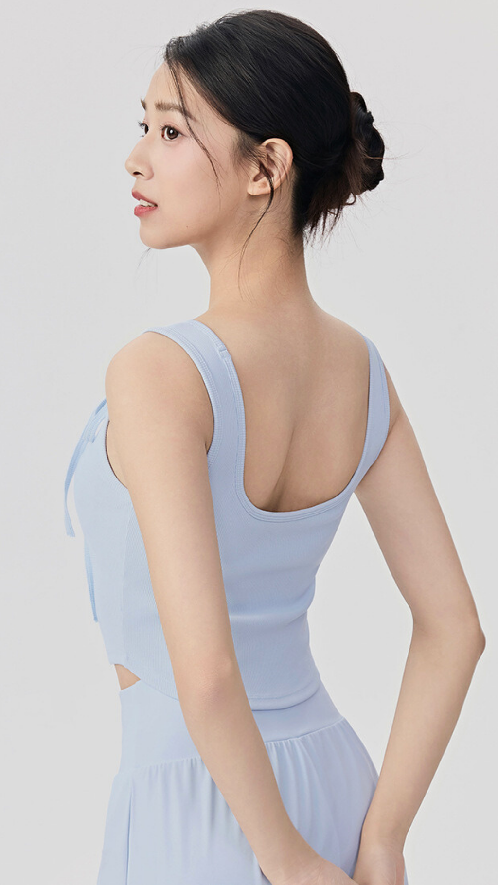 [FINAL SALE] Ribbed BowTie Yoga Sports Bra
