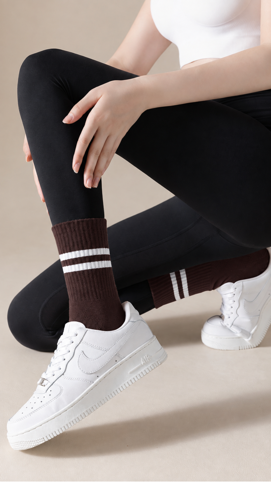 GripFlow Non-Slip Yoga Socks (6 Pairs Set)