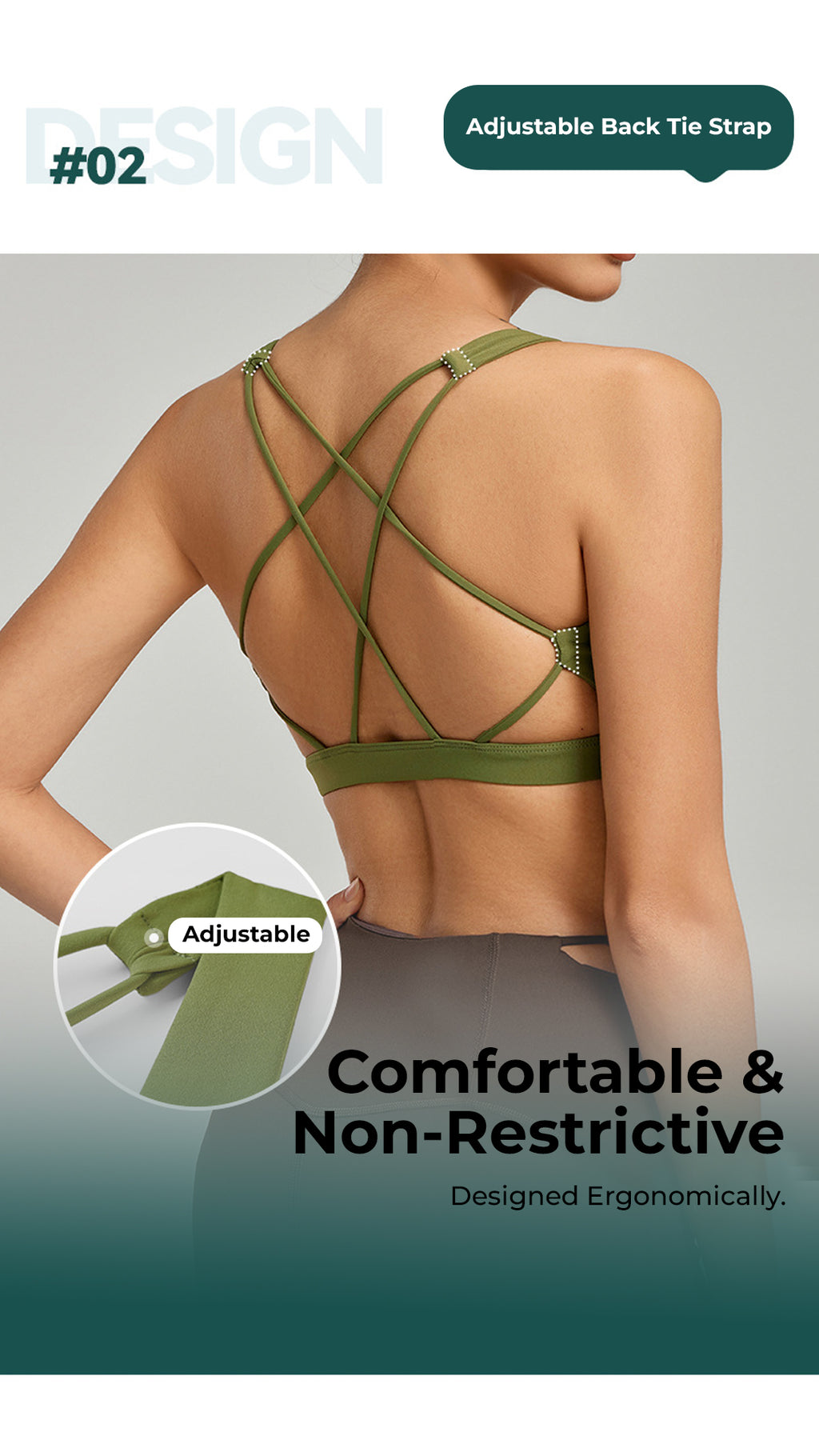 [FINAL SALE] CoreLace Crisscross Back Sports Bra