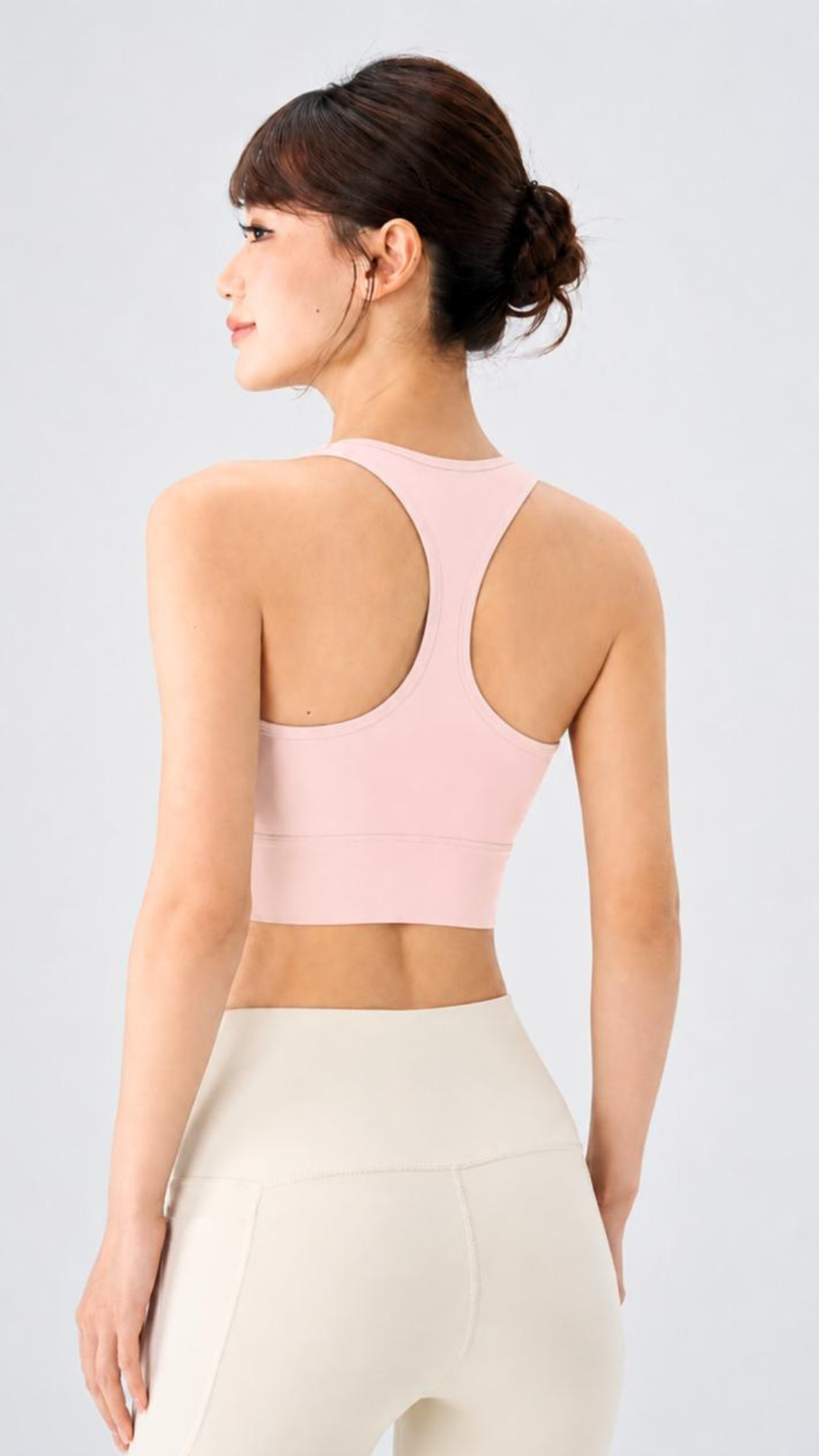 Racerback Yoga Sports Bra (Fixed Pads)